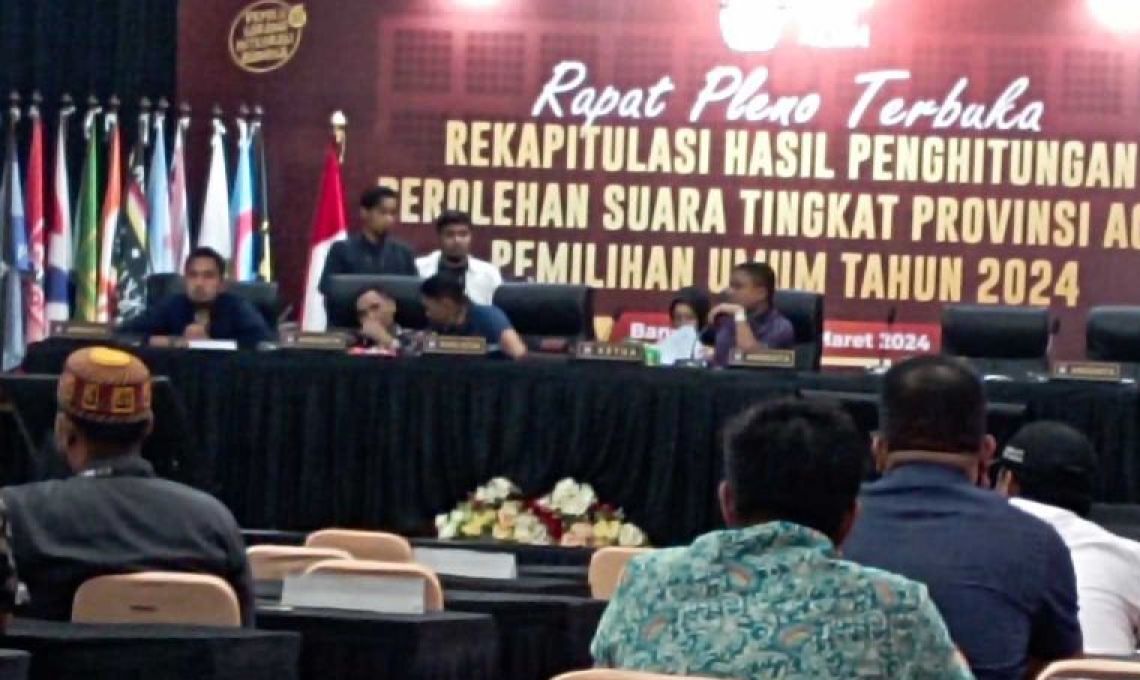 KIP Aceh Tetapkan Empat Calon Anggota DPD Peraih Suara Terbanyak